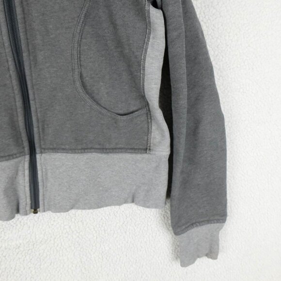 Lululemon Scuba Hoodie Womens 6 Full Zip Heavyweight Cropped Athletic Stretch - Picture 3 of 9